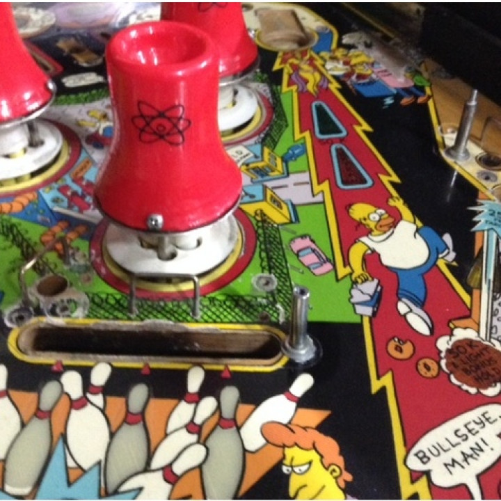 Simpsons Pinball Pop Bumper Cooling Tower image