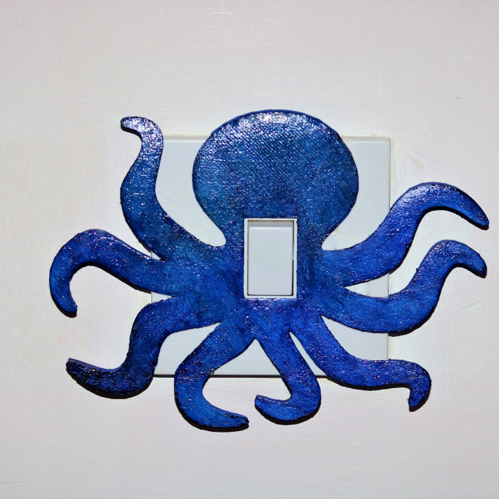 Octopus light switch cover image