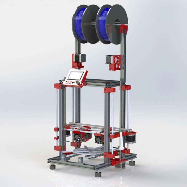 3D Printable Sigma3D DualX Carriage by Ziya Yıldız