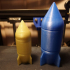 Screw Top Bomb and Rocket Containers print image