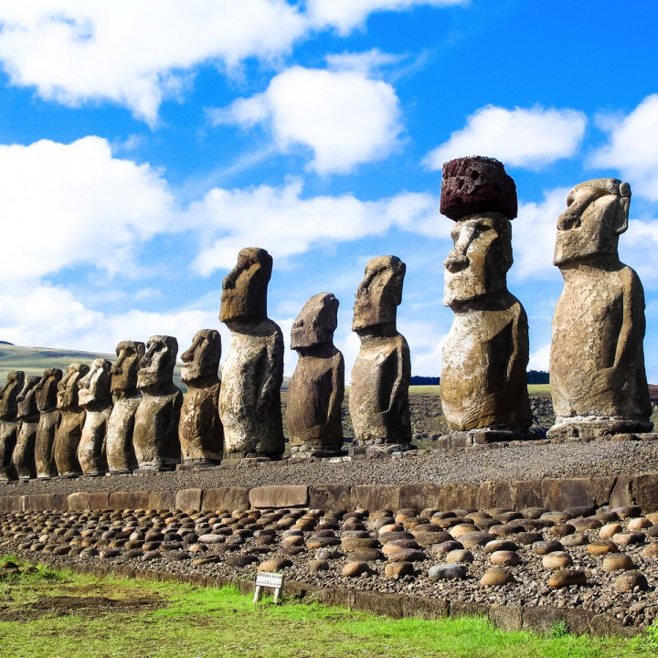 Easter Island Moais image