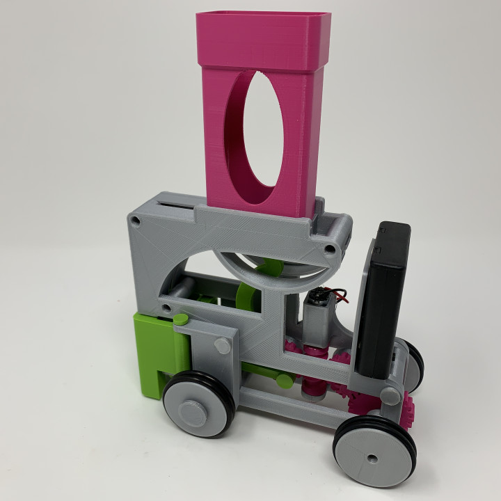 Pink and Green Domino Machine II image