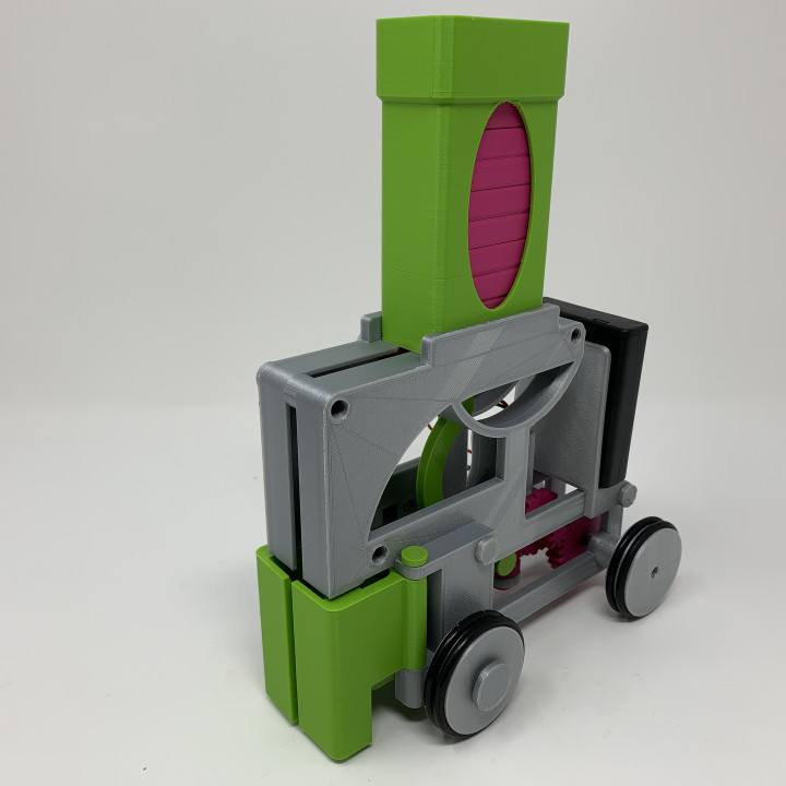 Pink and Green Domino Machine II image