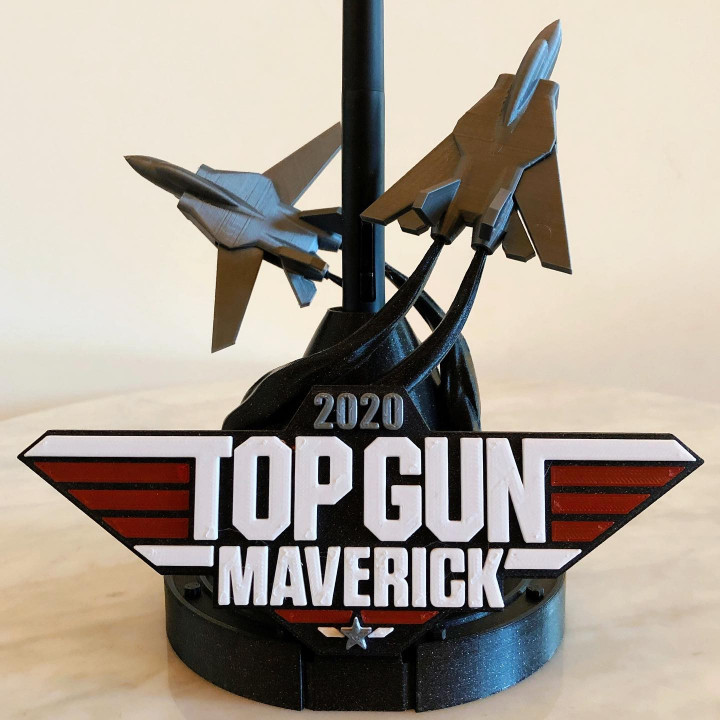 3D Print of TOP GUN Tribute Stand by christianpeck