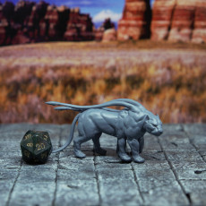 Picture of print of Displacer Beast - Tabletop Miniature