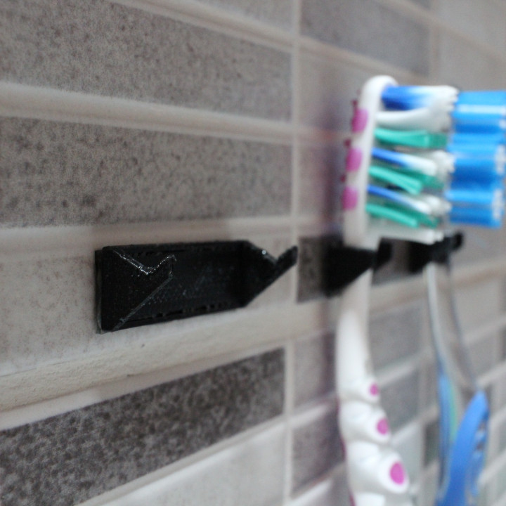Minimalist Toothbrush and Razor Holders image