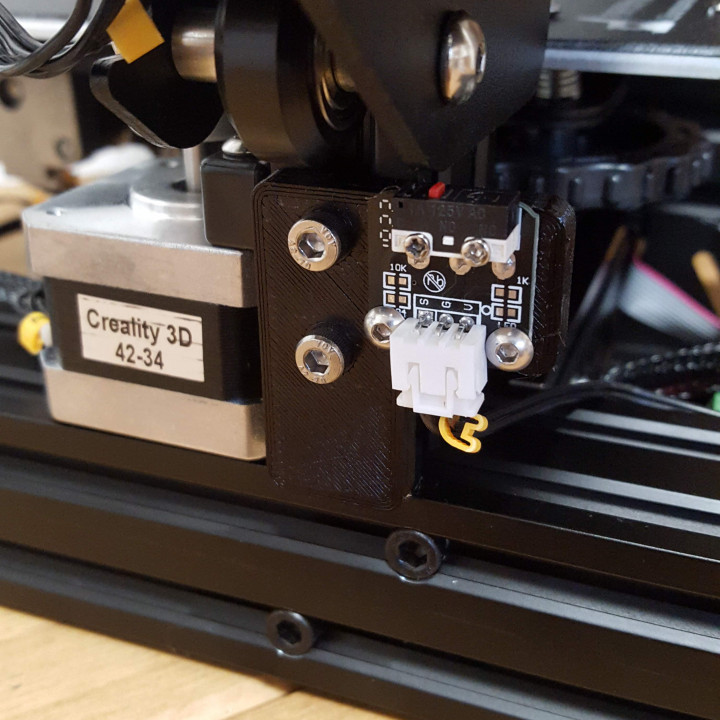 3D Printable Creality Ender 3 Z Endstop Bracket by Gareth Price