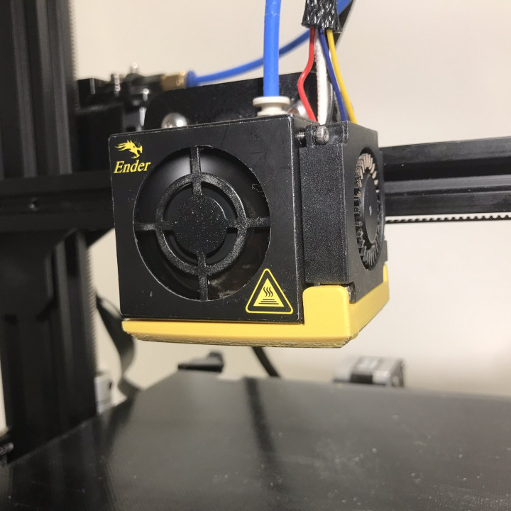 Creality Ender 3 part cooling fan duct image