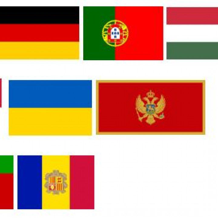 3D4KIDS exercise: European Union/Extra European flags image