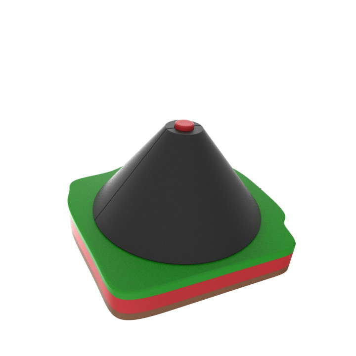 3D4KIDS exercise: Volcano image