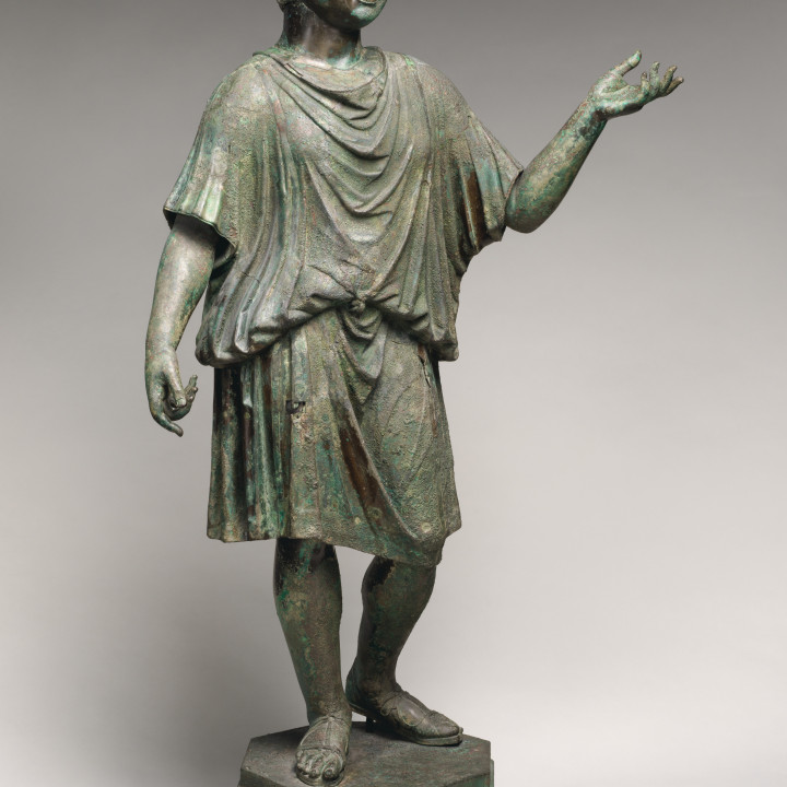 Bronze statue of a camillus (acolyte) image