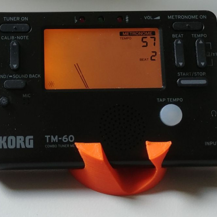 Mount for Korg TM-60 Tuner Metronome image
