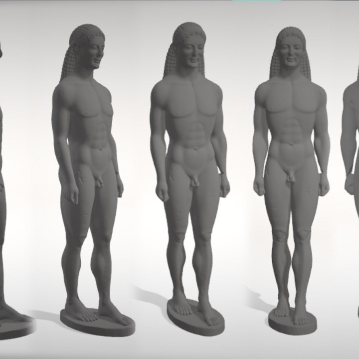 3D4KIDS exercise: Archaic Greek Sculpture image