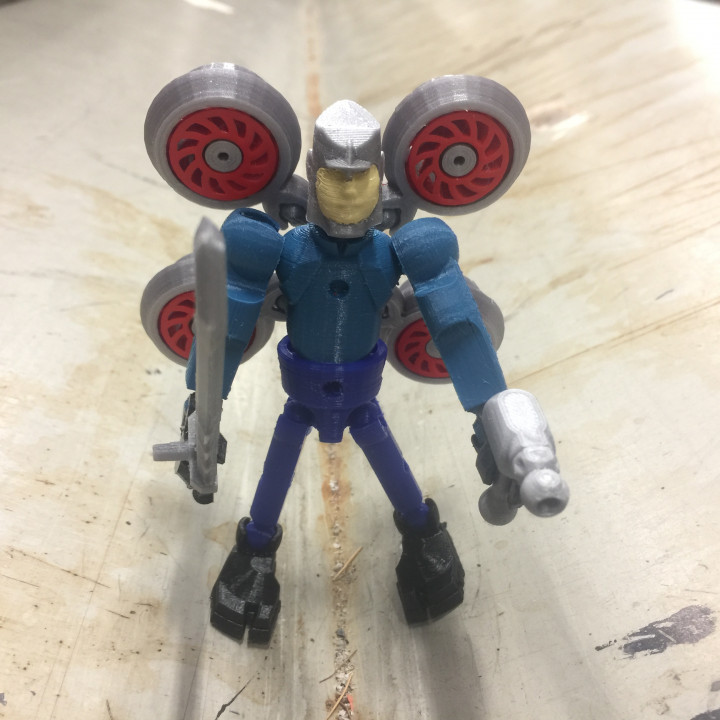 3D Printable Robot -Z 31 JAN 2015 -Version 2 -MMU by Star Labs 3D, LLC