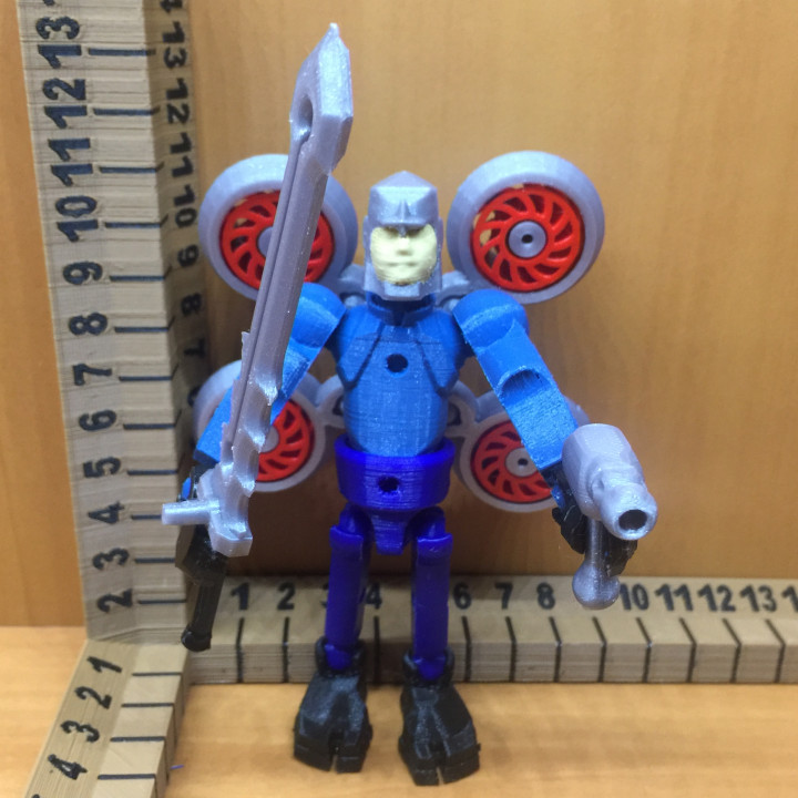 3D Printable Robot -Z 31 JAN 2015 -Version 2 -MMU by Star Labs 3D, LLC