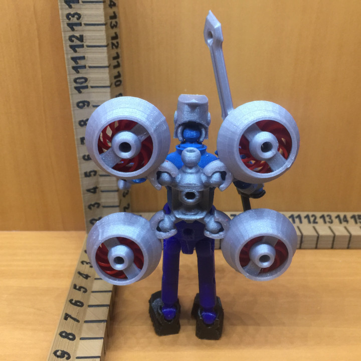 3D Printable Robot -Z 31 JAN 2015 -Version 2 -MMU by Star Labs 3D, LLC