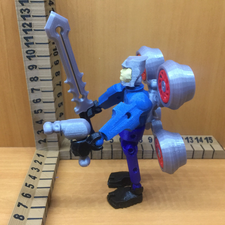 3D Printable Robot -Z 31 JAN 2015 -Version 2 -MMU by Star Labs 3D, LLC