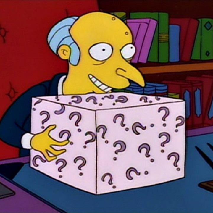 Mr Burns Mystery Box image
