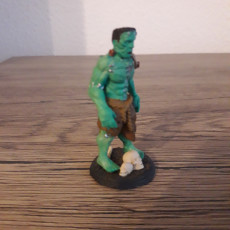 Picture of print of Frankenstein's Monster
