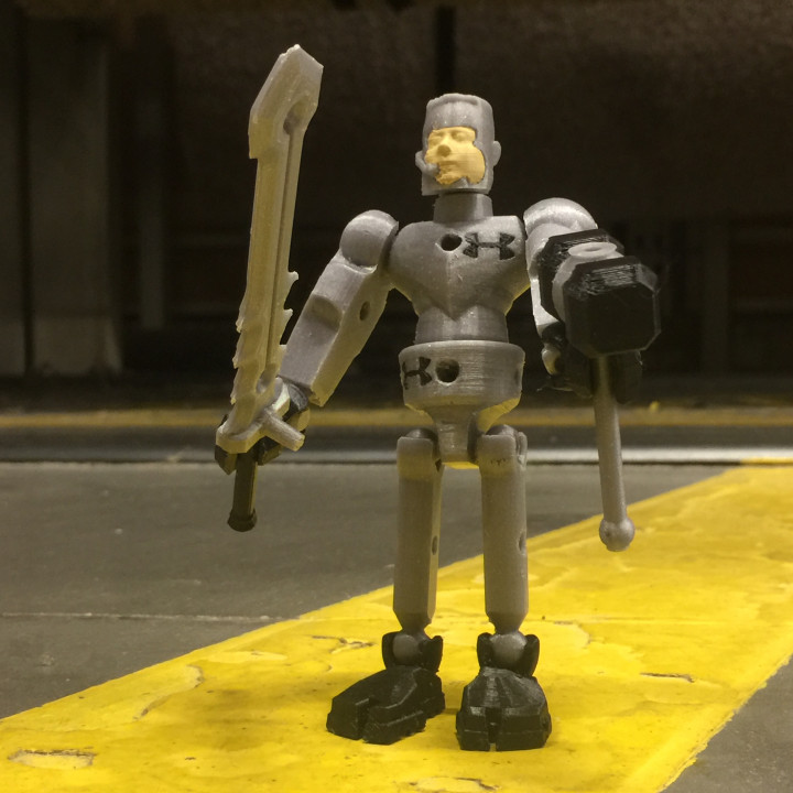 3D Printable Robot -Z 31 JAN 2015 -Version 2 -MMU by Star Labs 3D, LLC