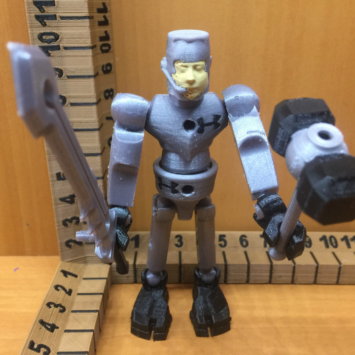 3D Printable Robot -Z 31 JAN 2015 -Version 2 -MMU by Star Labs 3D, LLC