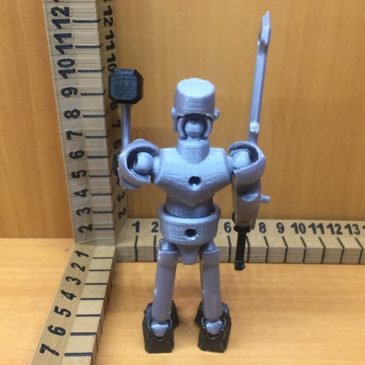 3D Printable Robot -Z 31 JAN 2015 -Version 2 -MMU by Star Labs 3D, LLC
