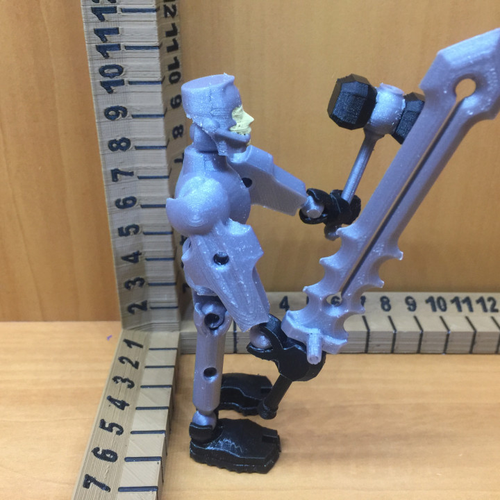 3D Printable Robot -Z 31 JAN 2015 -Version 2 -MMU by Star Labs 3D, LLC