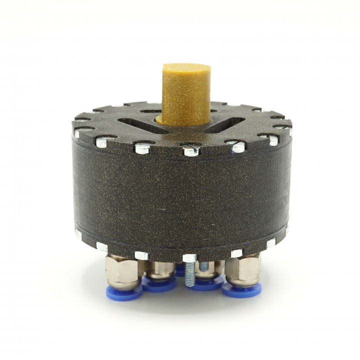 R-64 Pneumatic rotational stepper motor image
