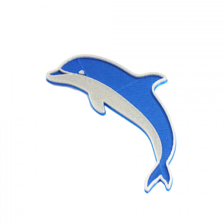 Delphin brooch image