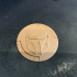 The Mandalorian Coin print image