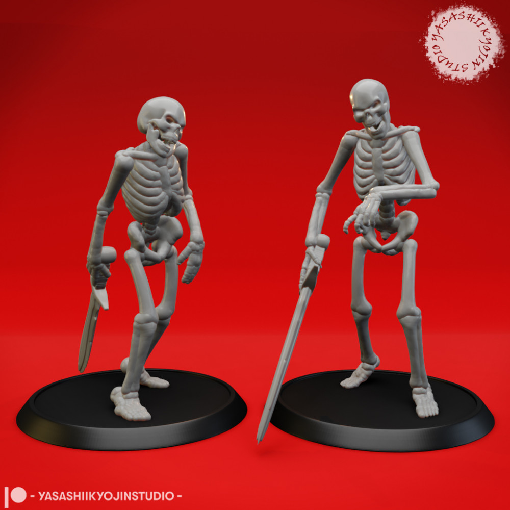 38-kT THE SKELETON ミヤビ スケルトン 新品未開封 Lasercut articulated Skeleton by juewei - Thingiverse