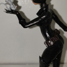 Picture of print of Catwoman, in style, as in stylised! A fan work with love!