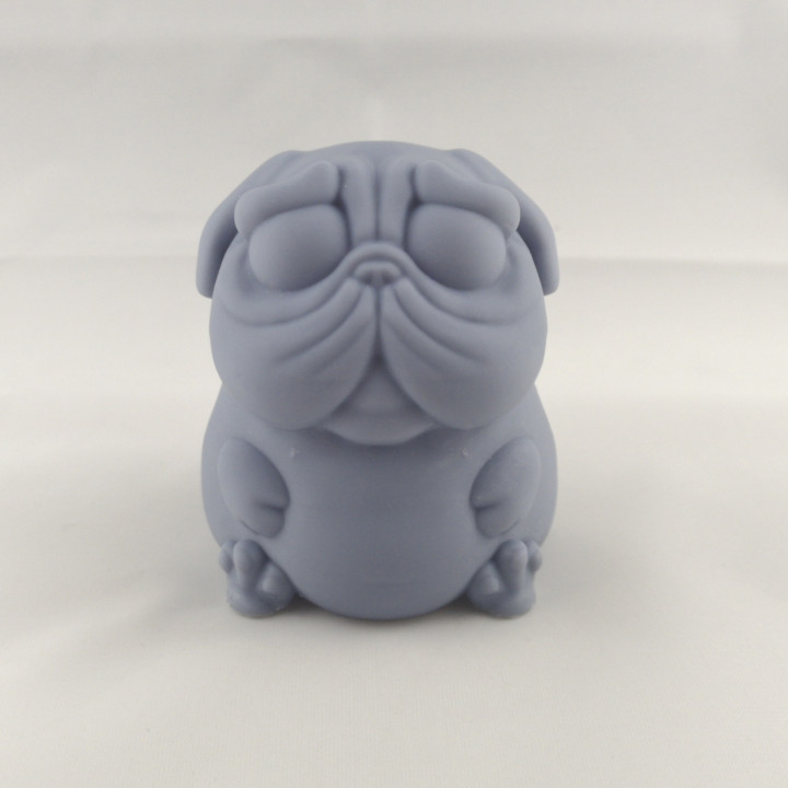 DoggyPop Pug Idol statue image