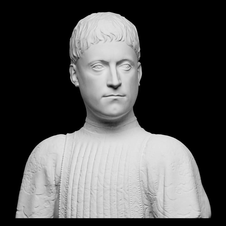 3D Printable Portrait of Piero (I) de' Medici by SMK Statens Museum