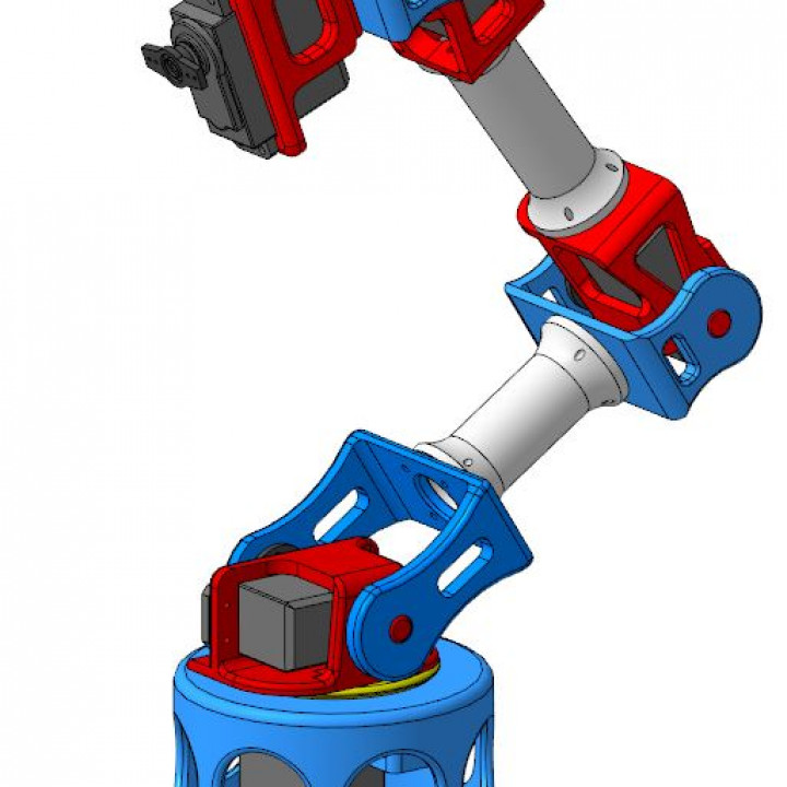 Manipulator on a mobile platform with omni wheels and plane-parallel grip image