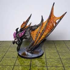 Picture of print of Bonelord Drakenmir on Bloodhunter Dire Bat -Heroic Cavalry (Soulless Vampires)