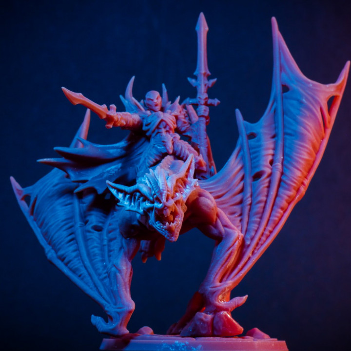 Bonelord Drakenmir on Bloodhunter Dire Bat -Heroic Cavalry (Soulless Vampires) image