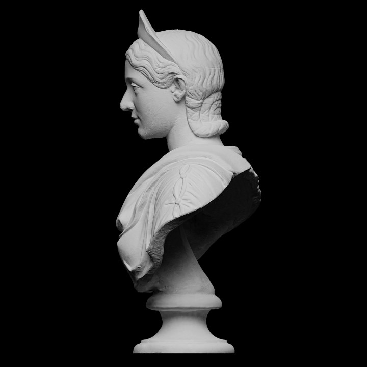 3D Printable Portrait of Julia Cornelia Paula by SMK - Statens Museum ...