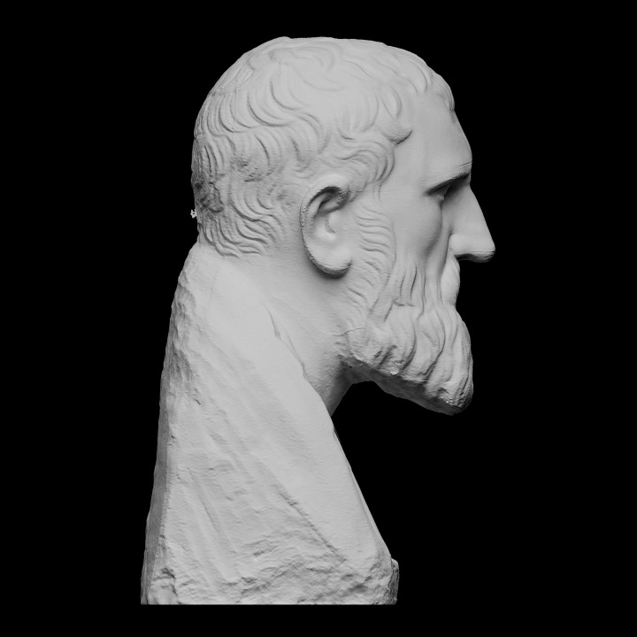 Portrait of Zeno of Kition, Greek Philosopher image