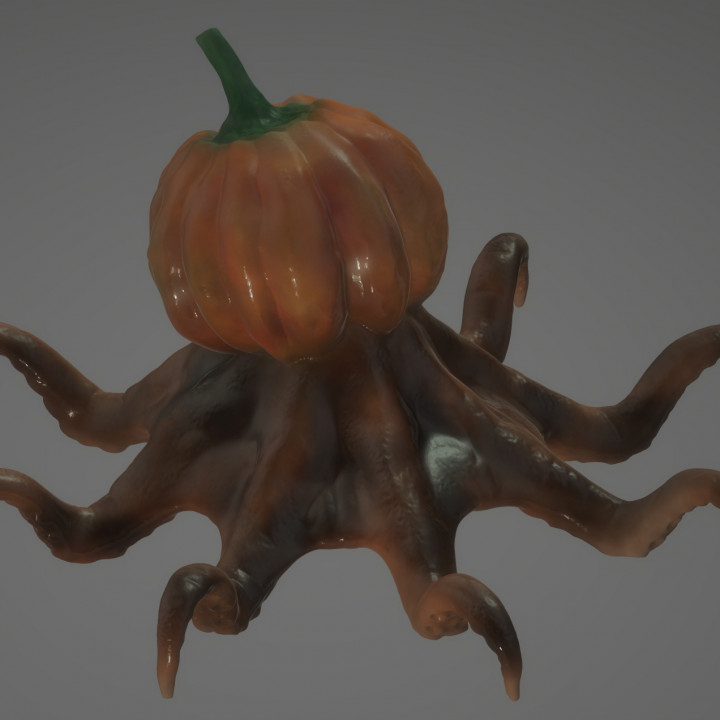 Octosquash - Halloween Pumpkin gone mollusc image