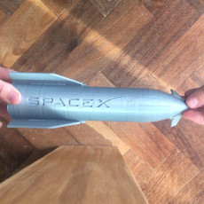 Picture of print of SpaceX Starship