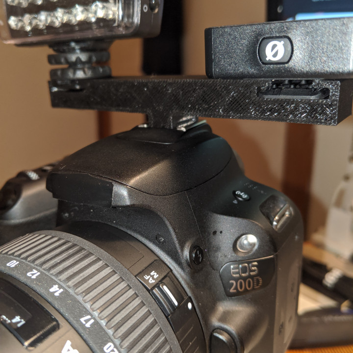 Simple Dual Camera Hot-shoe mountable extension image
