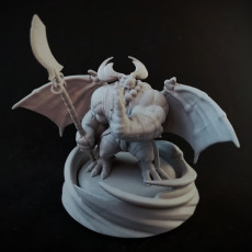 Picture of print of Guardian Garr, Breath of Fire 3 miniature, Pre-Supported