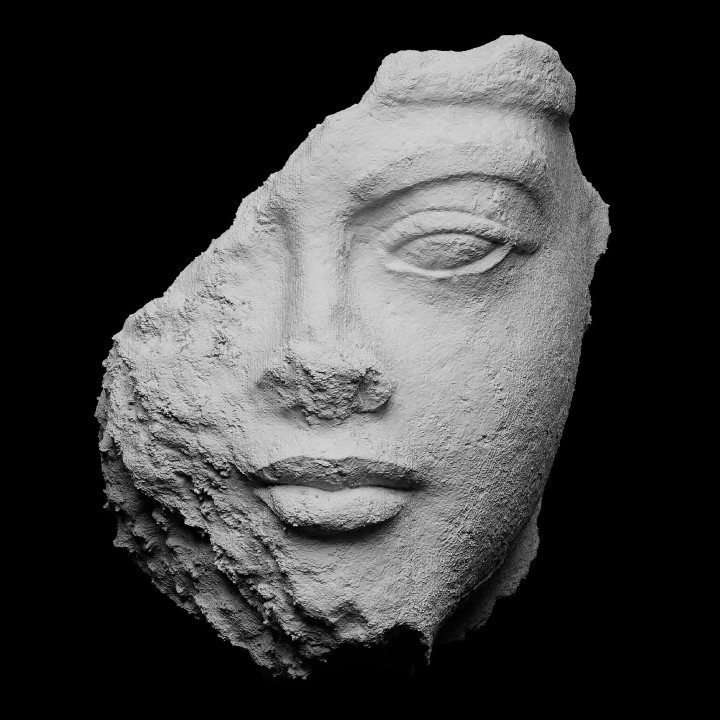 Fragmentary Egyptian head of Amenhotep III image