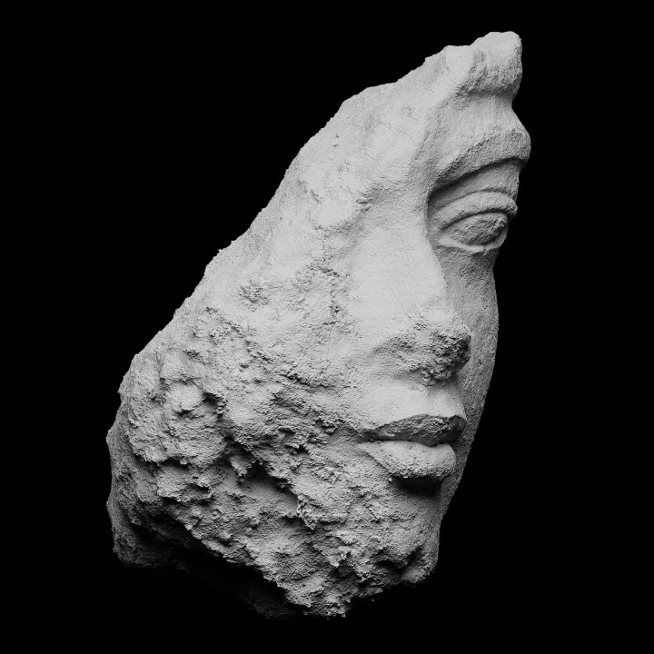 Fragmentary Egyptian head of Amenhotep III image