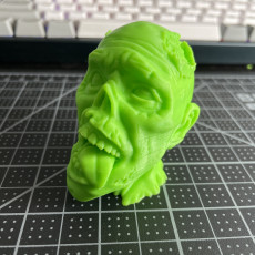 Picture of print of Zombie head