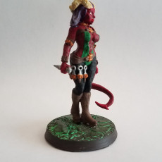 Picture of print of Female rogue tiefling