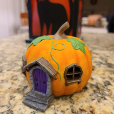 Picture of print of Pumpkin Hut