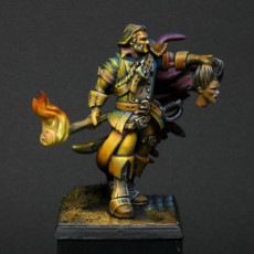 Picture of print of Human Male Grizzled Witch Hunter