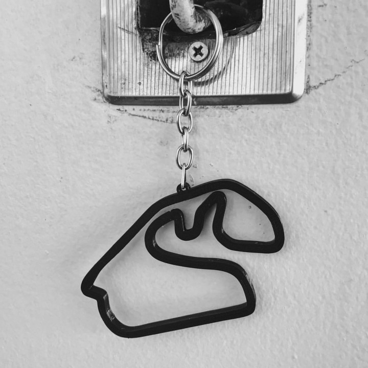 Interlagos - José Carlos Pace Race Track Keychain and Board image